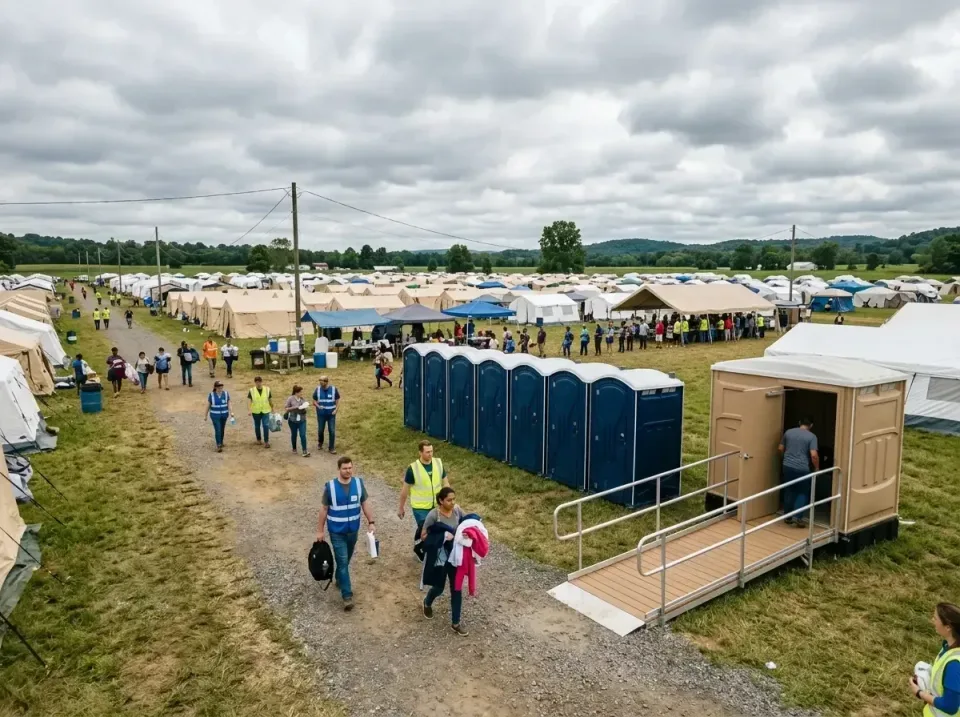 disaster-relief-camp-restrooms-010 — frequently asked questions, Dumpster & Portable Bathrooms Rental in Hazel Green, AL